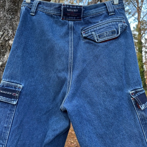 Rare Vintage Bugle Boy jeans that turn into shorts/capris - Picture 14 of 15